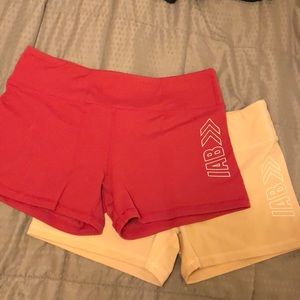 IABMFG - dark pink and pale pink shorts